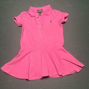 Toddler girls 3T Pink Polo Tennis Dresss